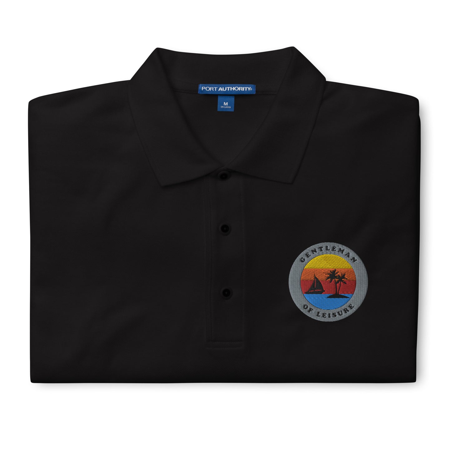 Gentleman of Leisure - Men's Premium Polo - Logo