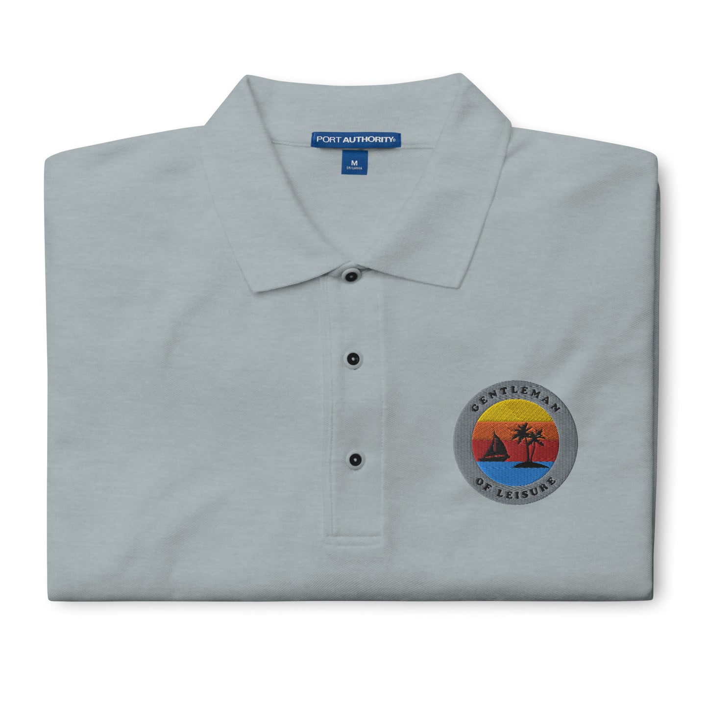 Gentleman of Leisure - Men's Premium Polo - Logo
