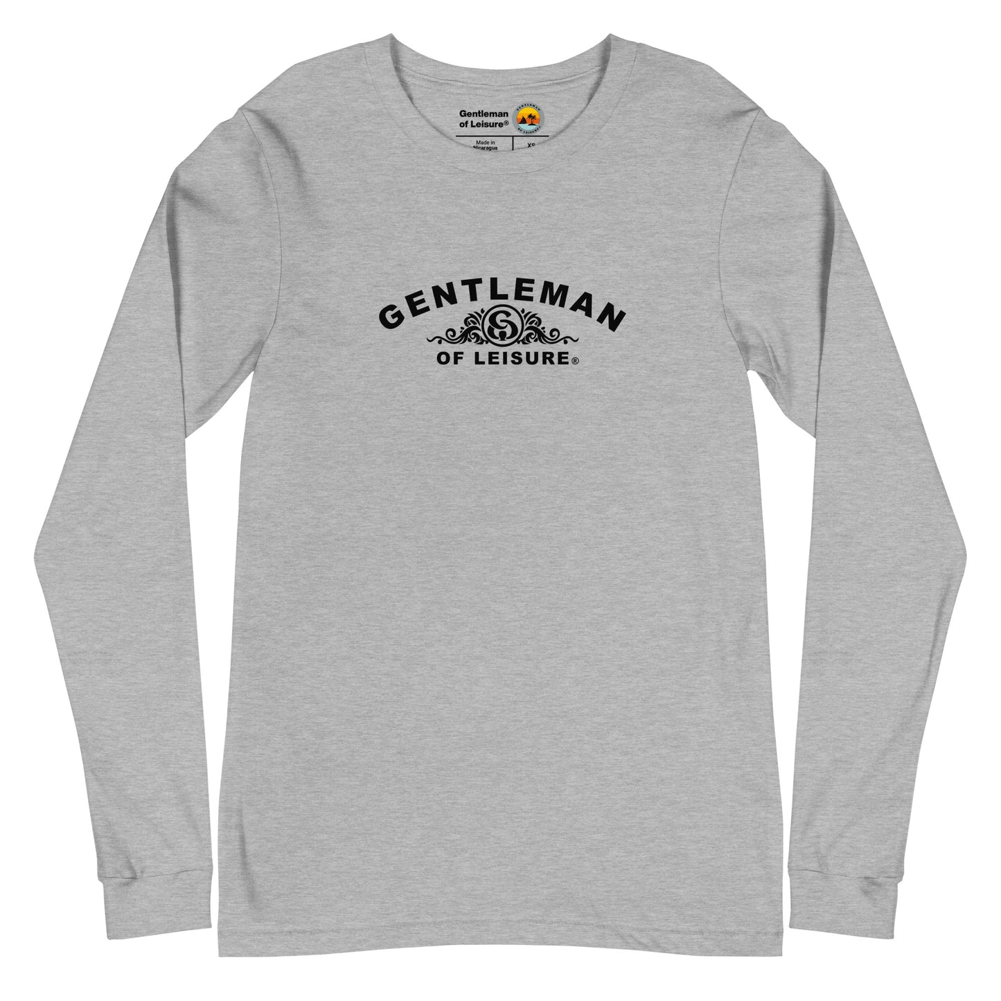 Gentleman of Leisure - Premium (black crest) - Long Sleeve Tee