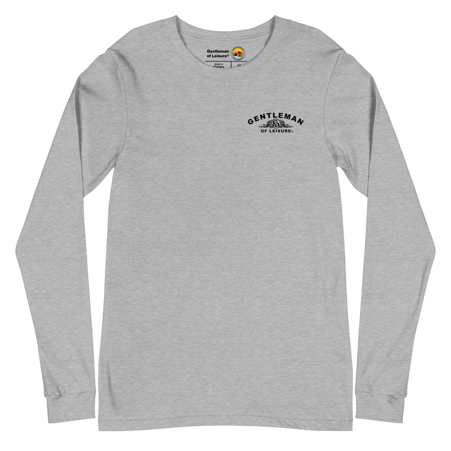 Gentleman of Leisure - Premium (black crest) - Long Sleeve Tee