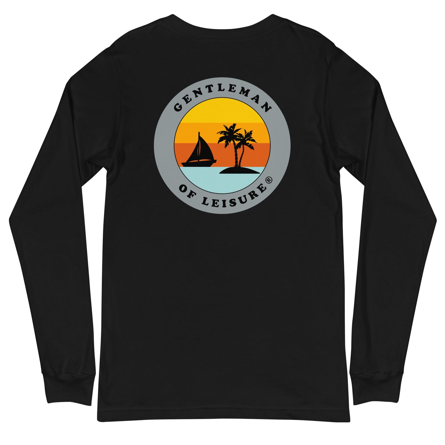 Gentleman of Leisure - Premium (gray logo) - Long Sleeve Tee