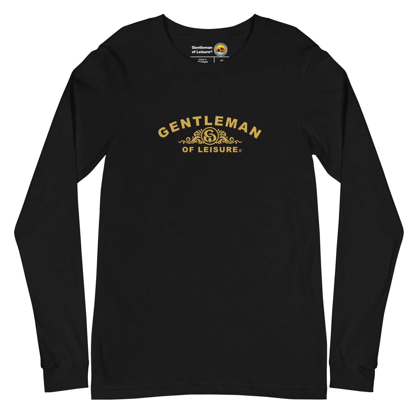 Gentleman of Leisure - Premium (gold crest) - Long Sleeve Tee