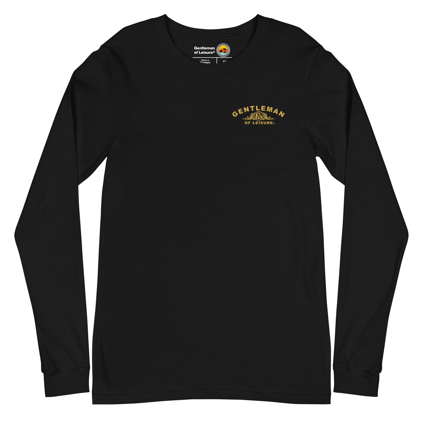 Gentleman of Leisure - Premium (gold crest) - Long Sleeve Tee