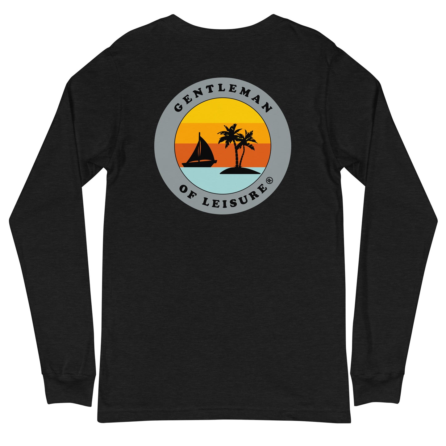 Gentleman of Leisure - Premium (gray logo) - Long Sleeve Tee