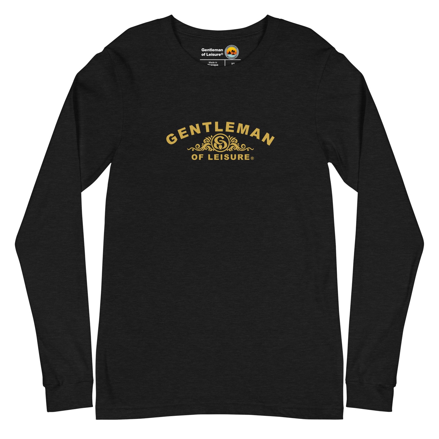 Gentleman of Leisure - Premium (gold crest) - Long Sleeve Tee