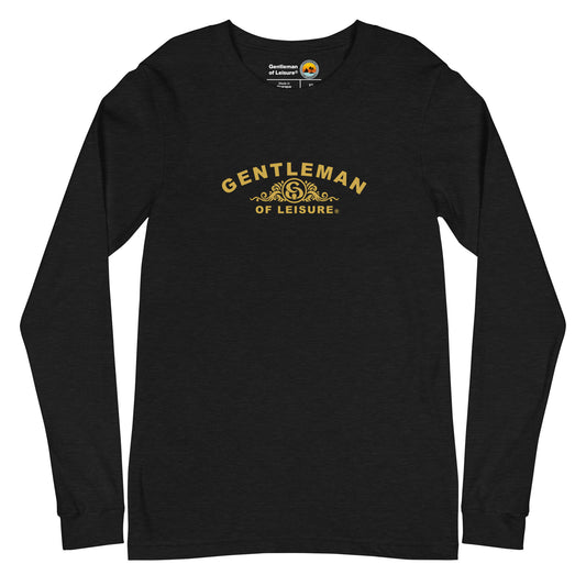 Gentleman of Leisure - Premium (gold crest) - Long Sleeve Tee