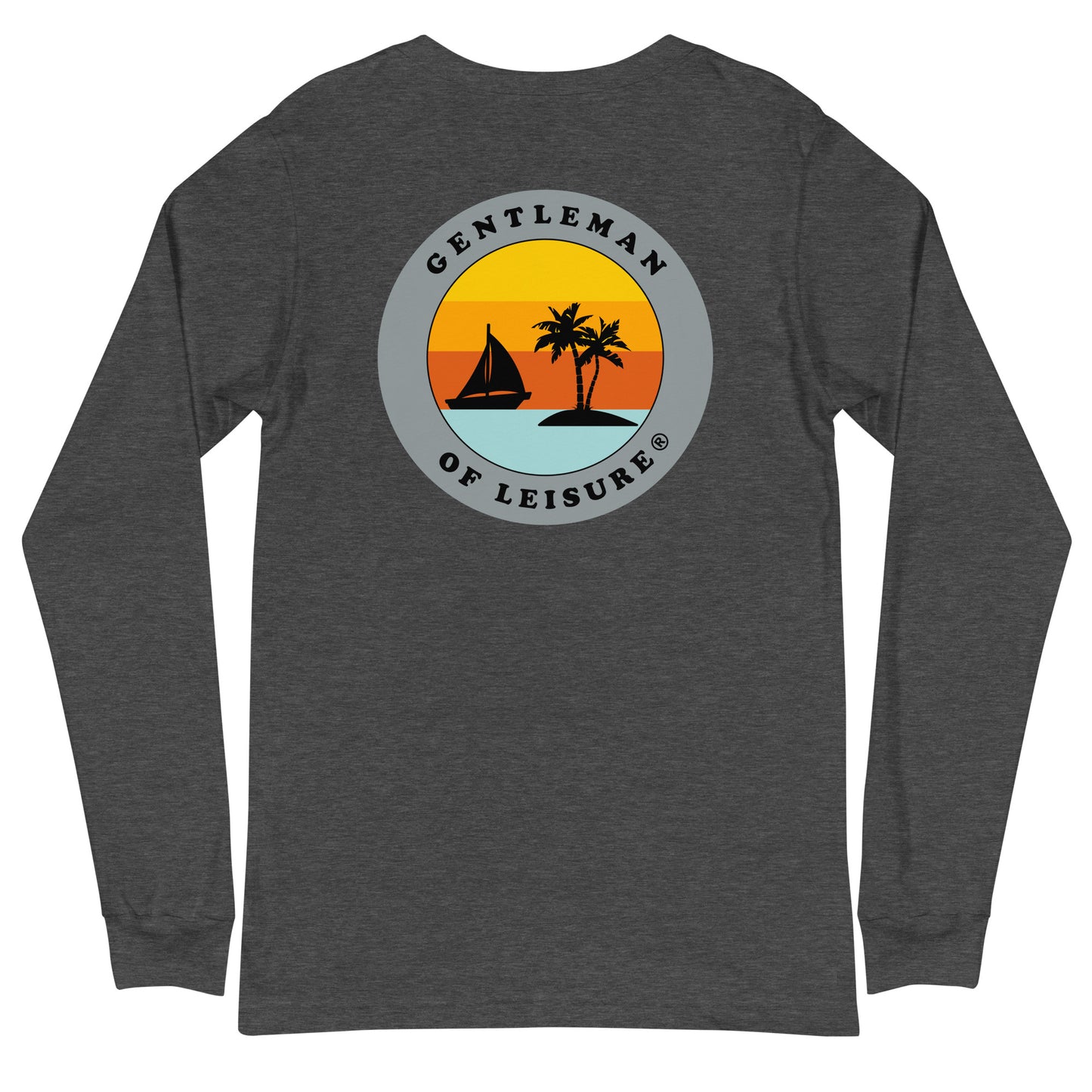 Gentleman of Leisure - Premium (gray logo) - Long Sleeve Tee