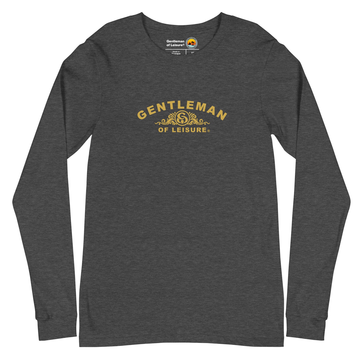 Gentleman of Leisure - Premium (gold crest) - Long Sleeve Tee