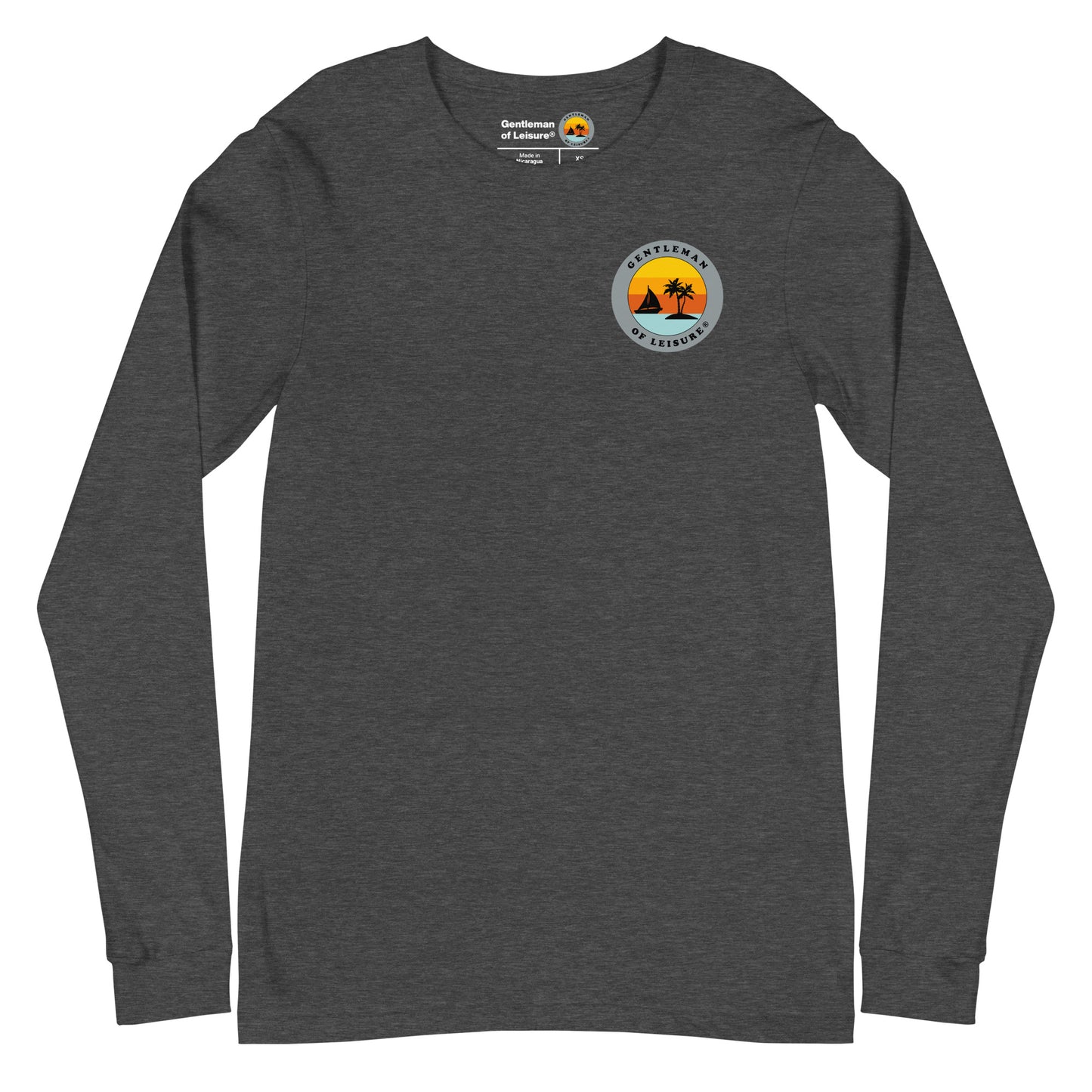 Gentleman of Leisure - Premium (gray logo) - Long Sleeve Tee
