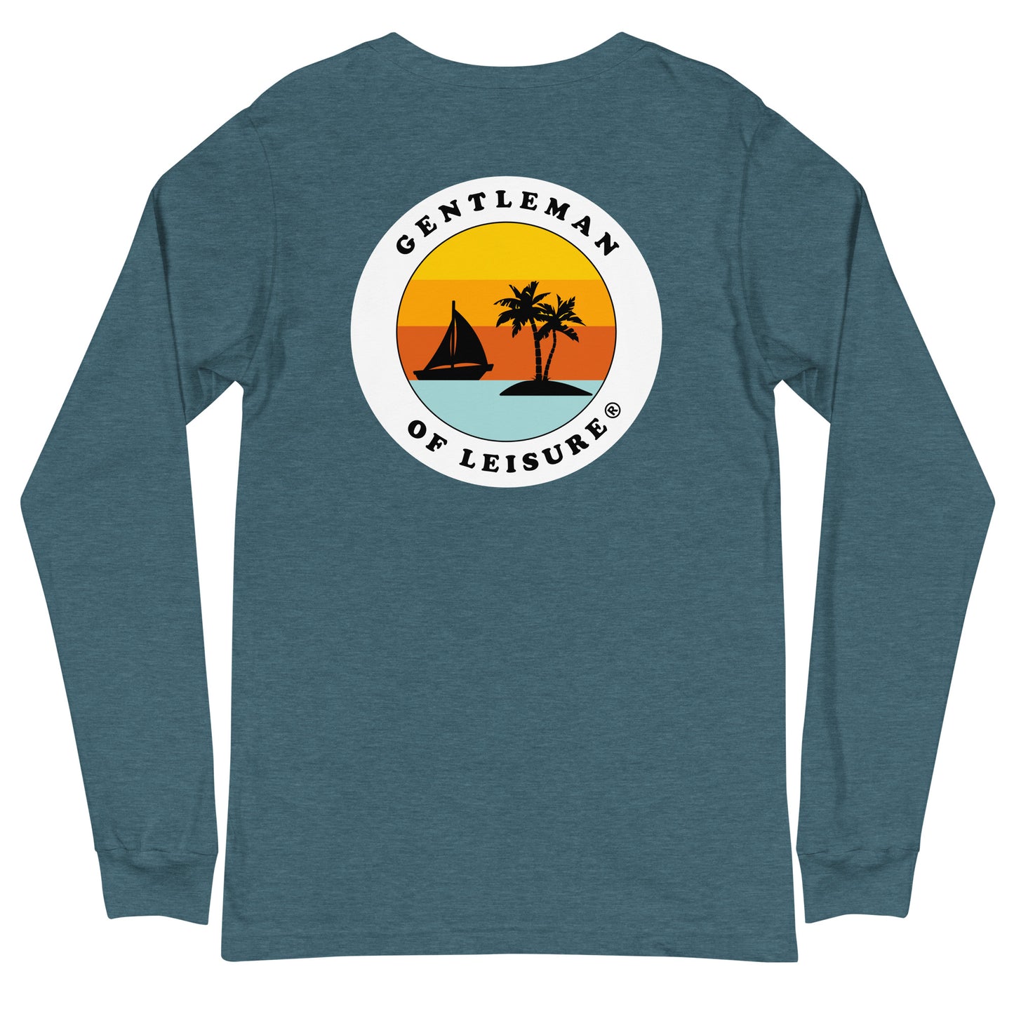 Gentleman of Leisure - Premium (white logo) - Long Sleeve Tee
