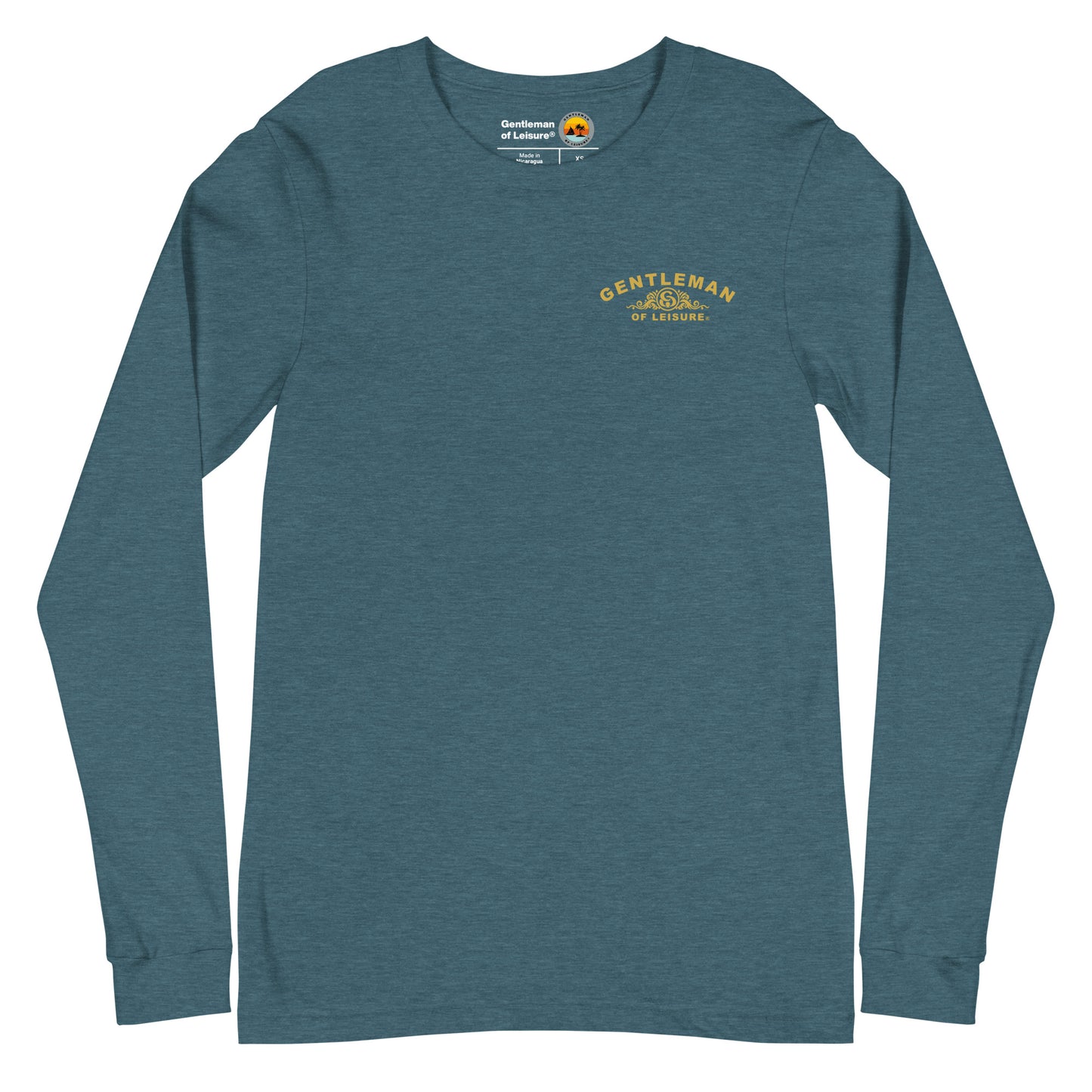 Gentleman of Leisure - Premium (gold crest) - Long Sleeve Tee