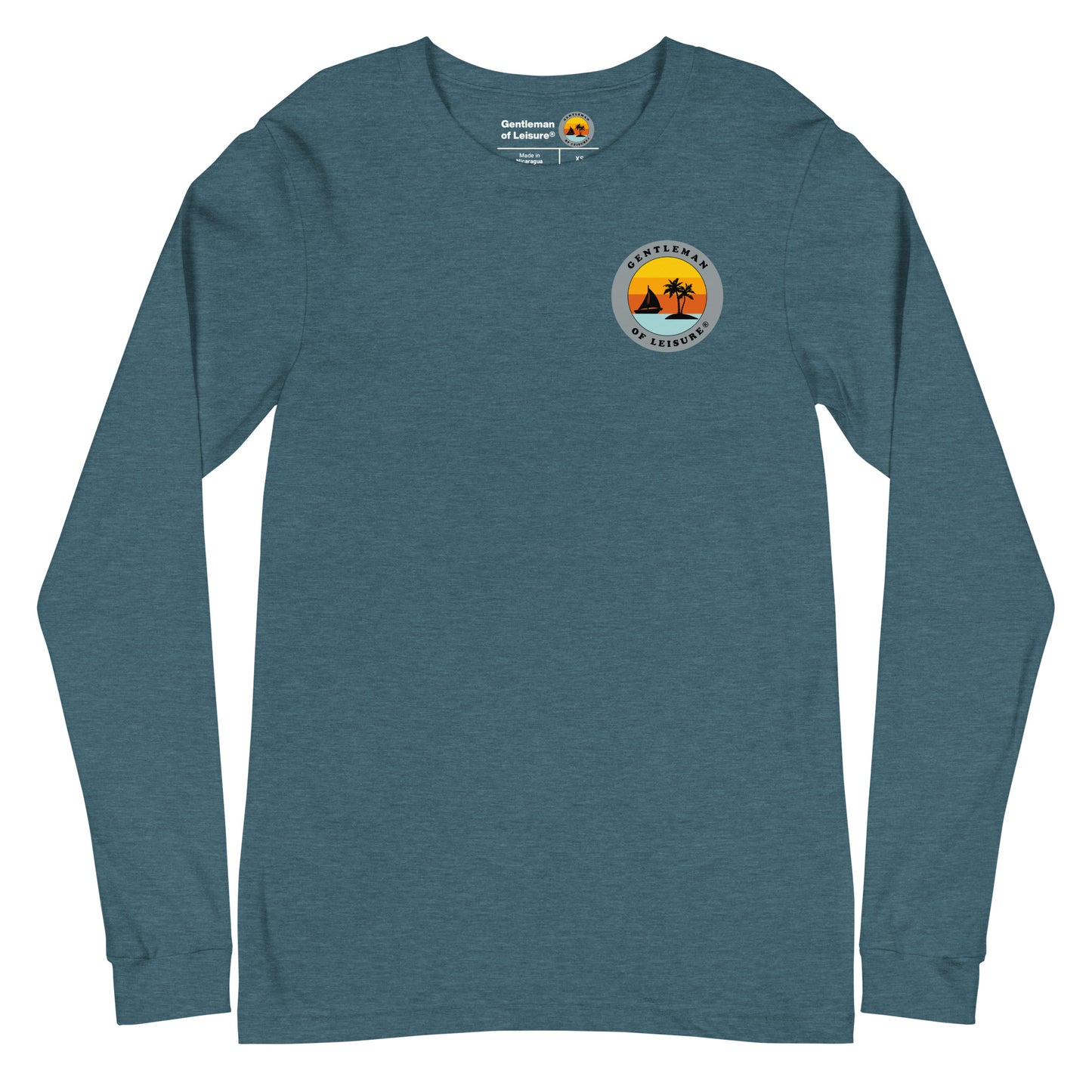 Gentleman of Leisure - Premium (gray logo) - Long Sleeve Tee