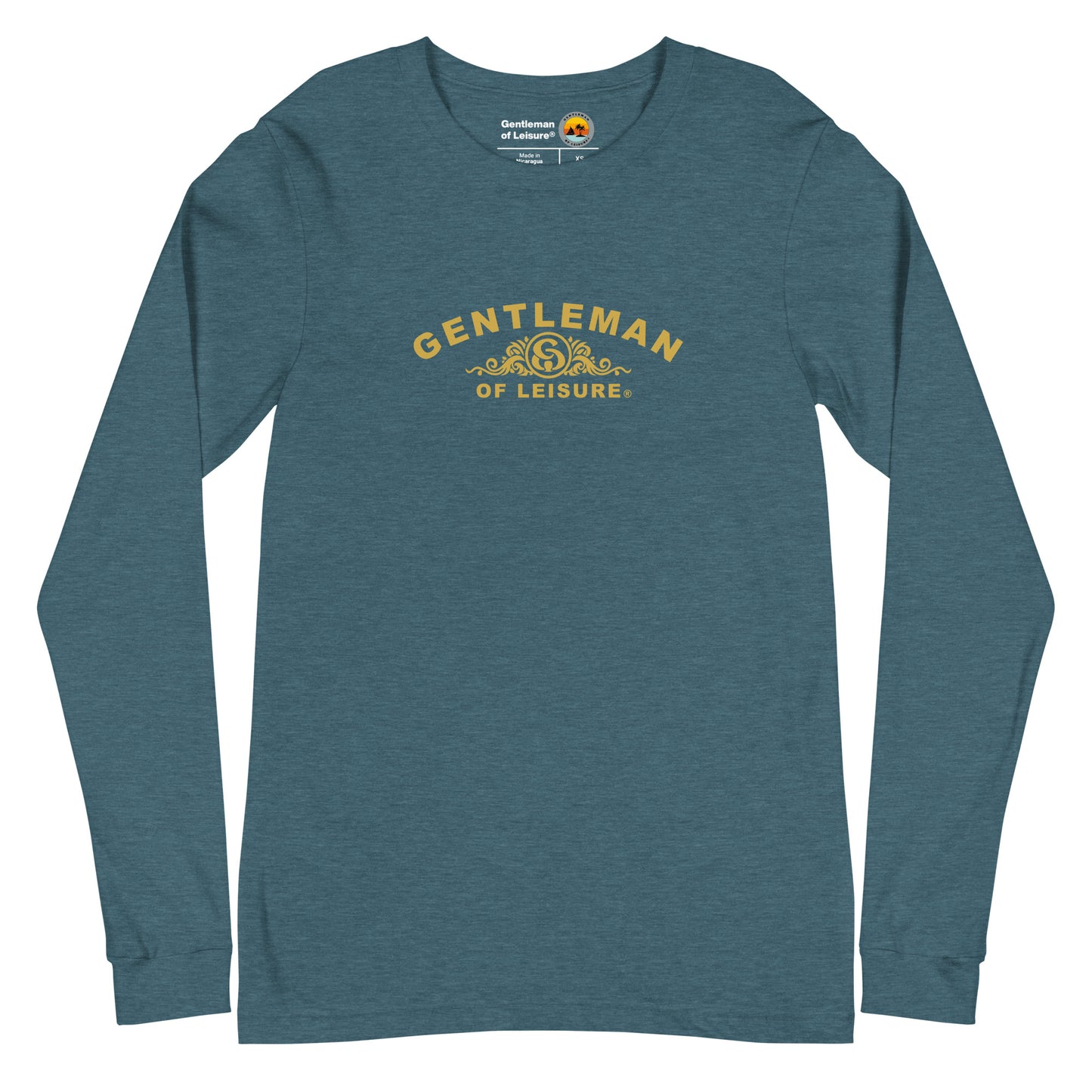 Gentleman of Leisure - Premium (gold crest) - Long Sleeve Tee