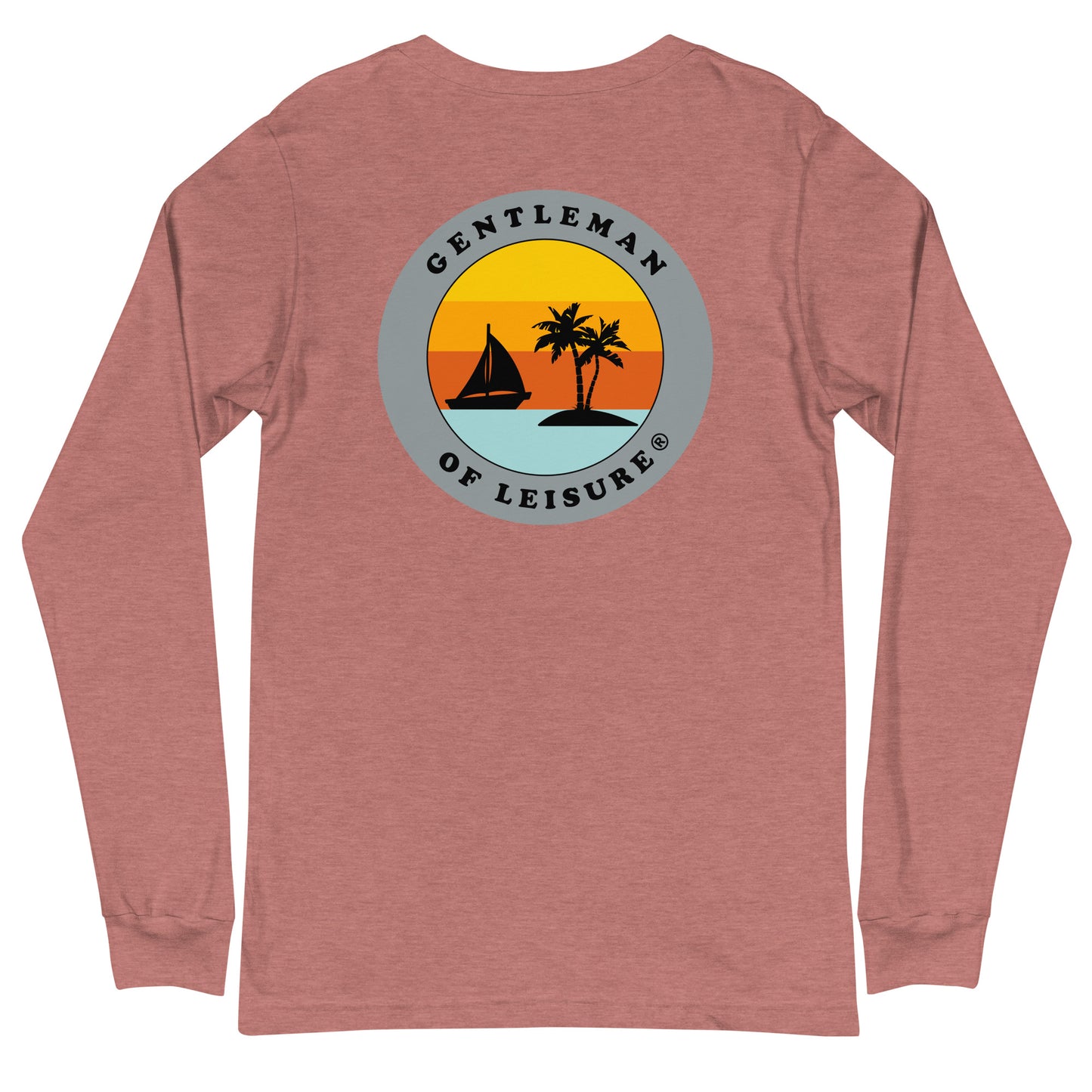 Gentleman of Leisure - Premium (gray logo) - Long Sleeve Tee