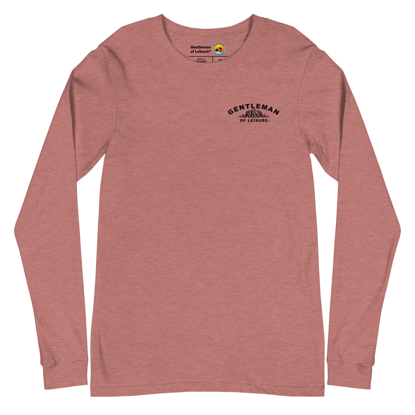 Gentleman of Leisure - Premium (black crest) - Long Sleeve Tee