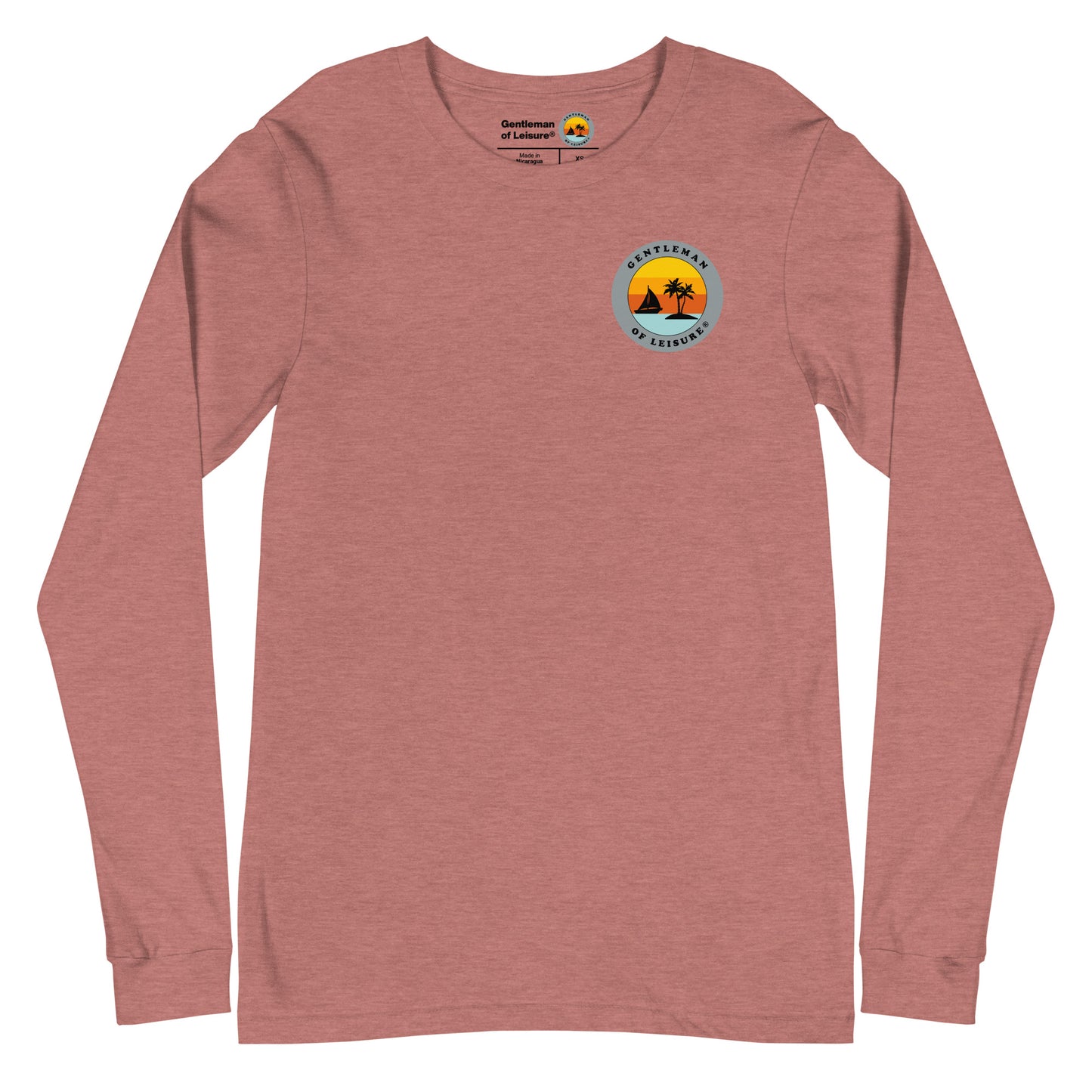 Gentleman of Leisure - Premium (gray logo) - Long Sleeve Tee