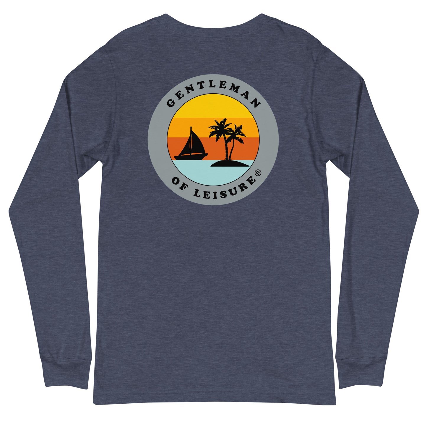 Gentleman of Leisure - Premium (gray logo) - Long Sleeve Tee