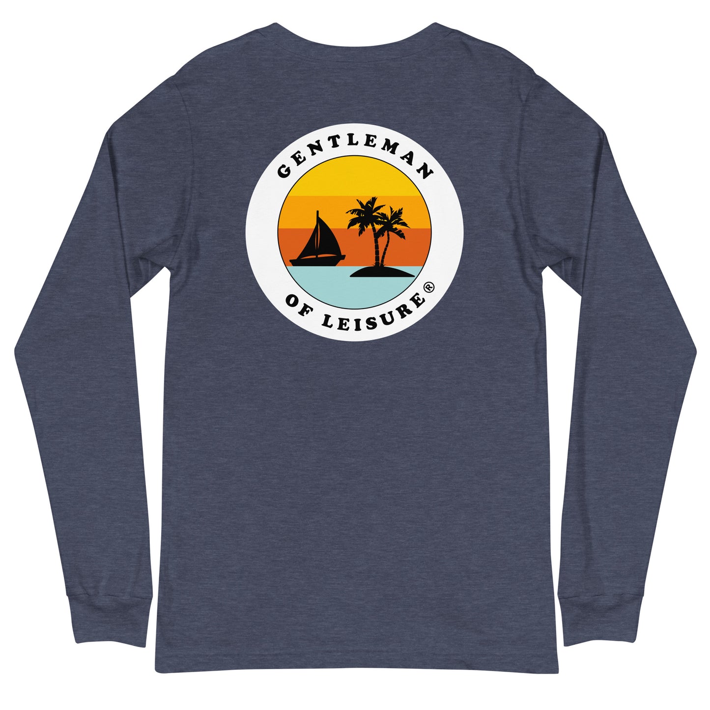 Gentleman of Leisure - Premium (white logo) - Long Sleeve Tee