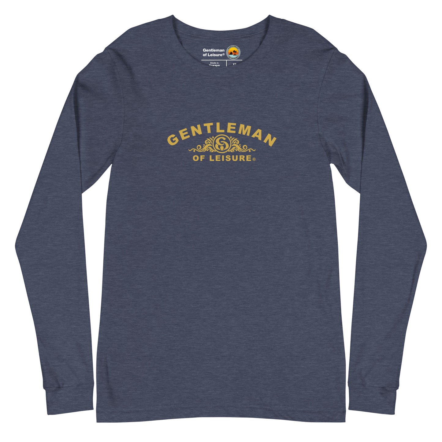 Gentleman of Leisure - Premium (gold crest) - Long Sleeve Tee