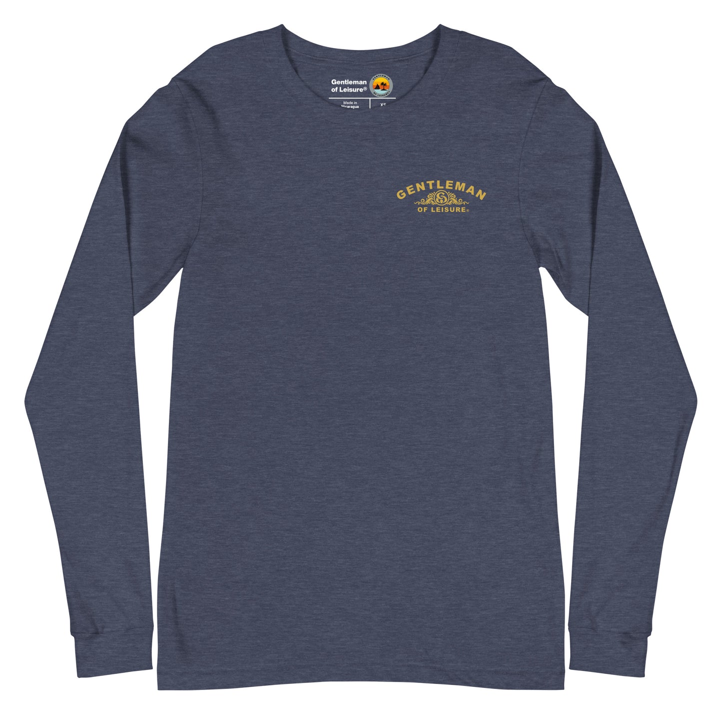 Gentleman of Leisure - Premium (gold crest) - Long Sleeve Tee