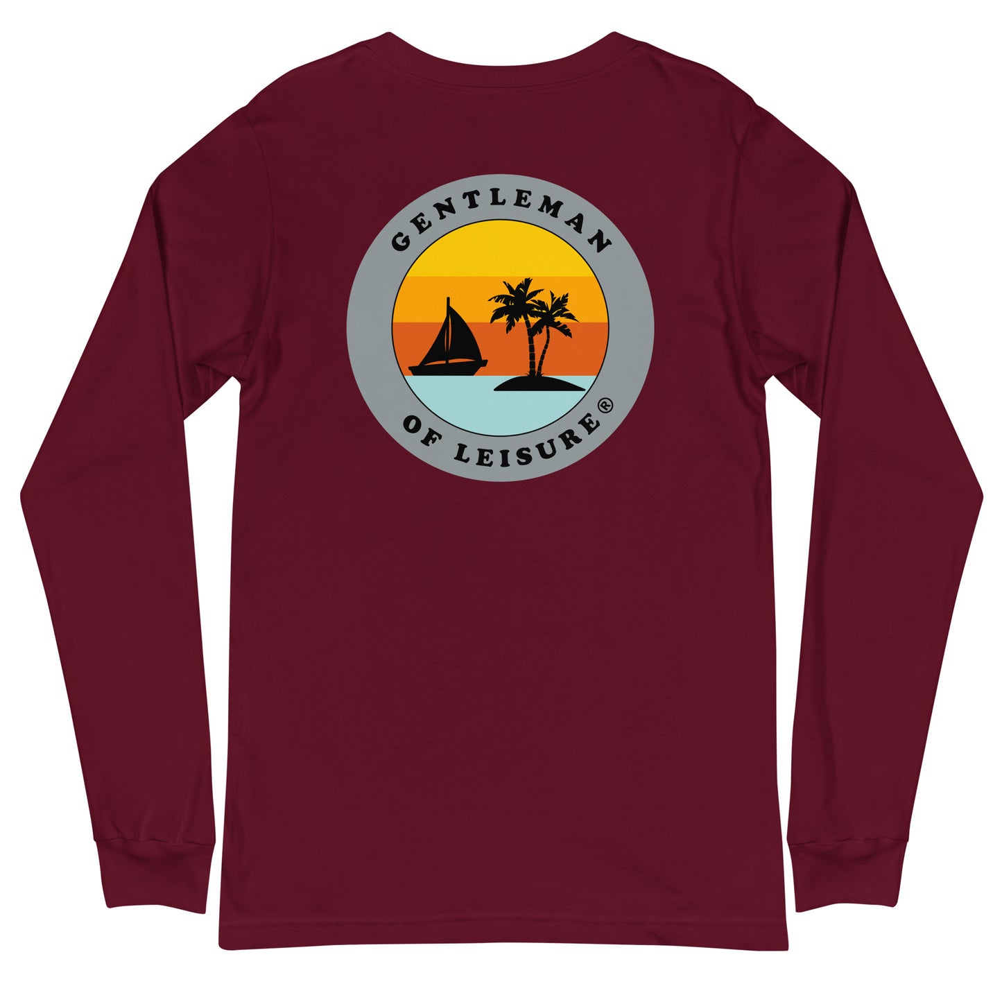 Gentleman of Leisure - Premium (gray logo) - Long Sleeve Tee
