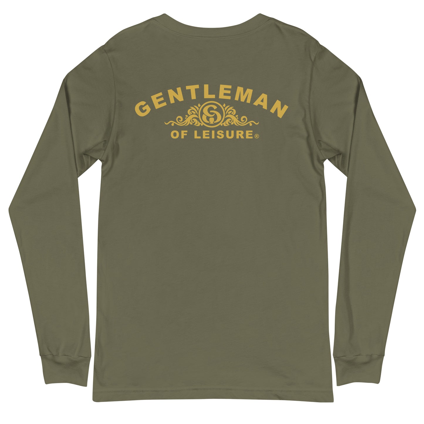 Gentleman of Leisure - Premium (gold crest) - Long Sleeve Tee