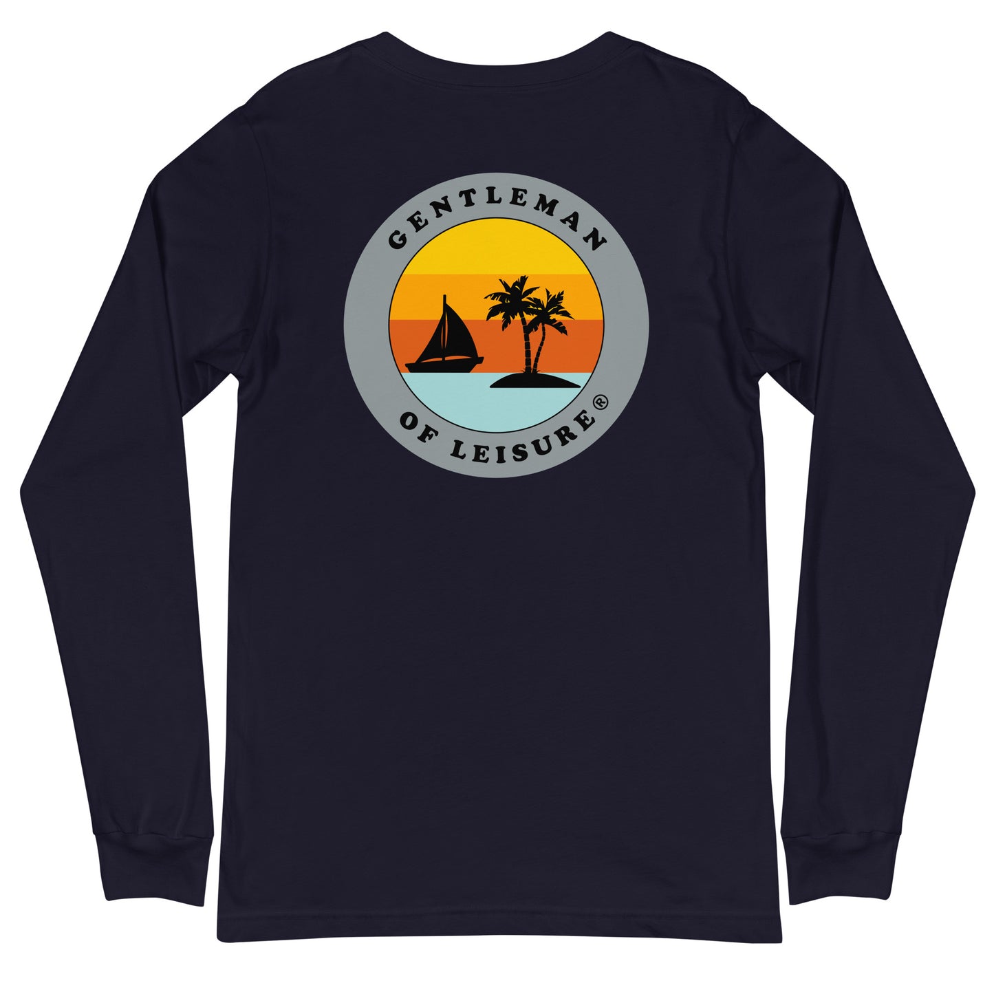 Gentleman of Leisure - Premium (gray logo) - Long Sleeve Tee