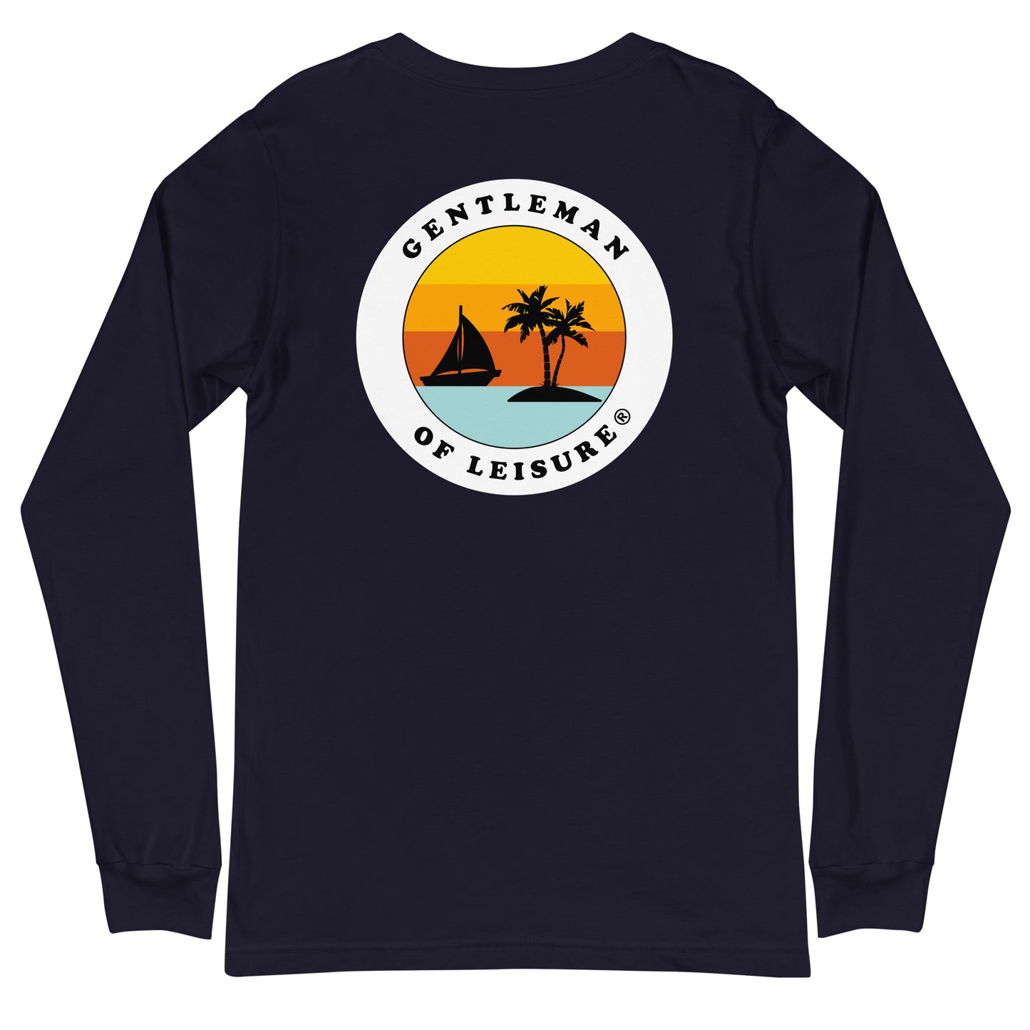 Gentleman of Leisure - Premium (white logo) - Long Sleeve Tee