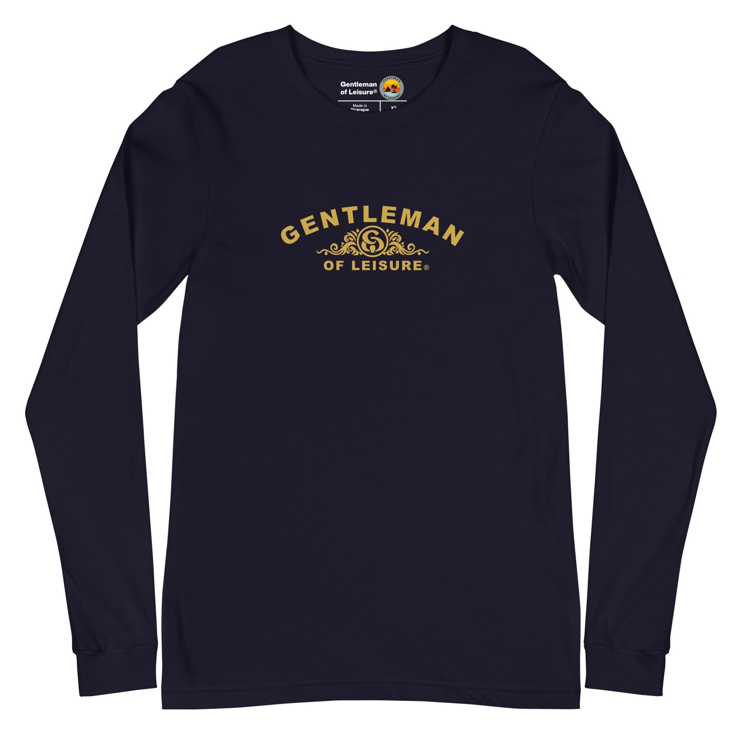 Gentleman of Leisure - Premium (gold crest) - Long Sleeve Tee