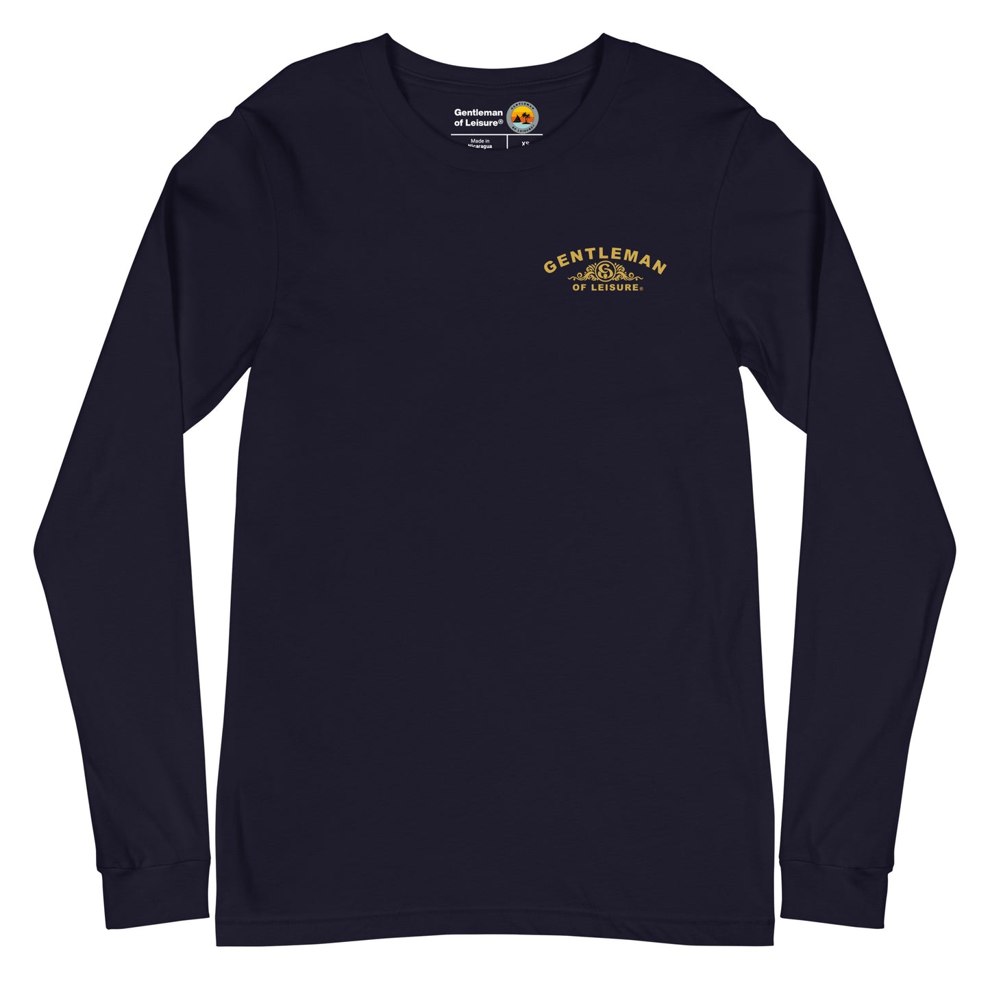 Gentleman of Leisure - Premium (gold crest) - Long Sleeve Tee