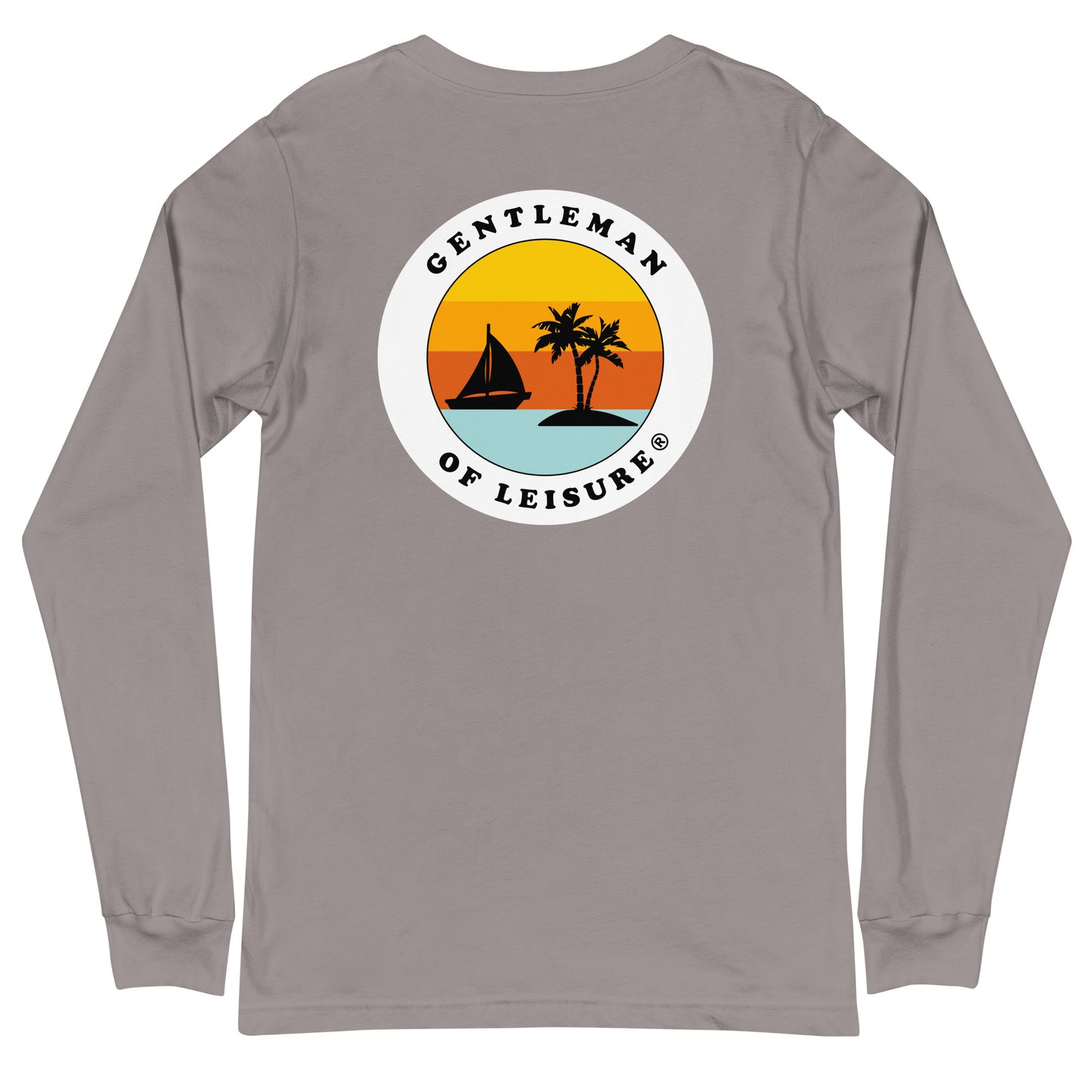 Gentleman of Leisure - Premium (white logo) - Long Sleeve Tee
