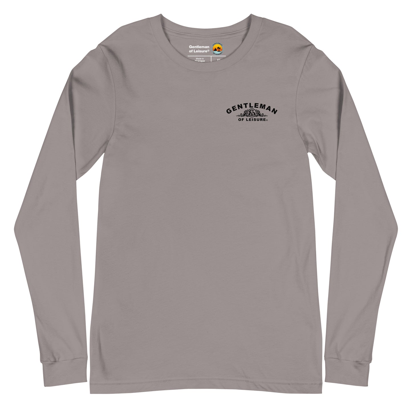 Gentleman of Leisure - Premium (black crest) - Long Sleeve Tee