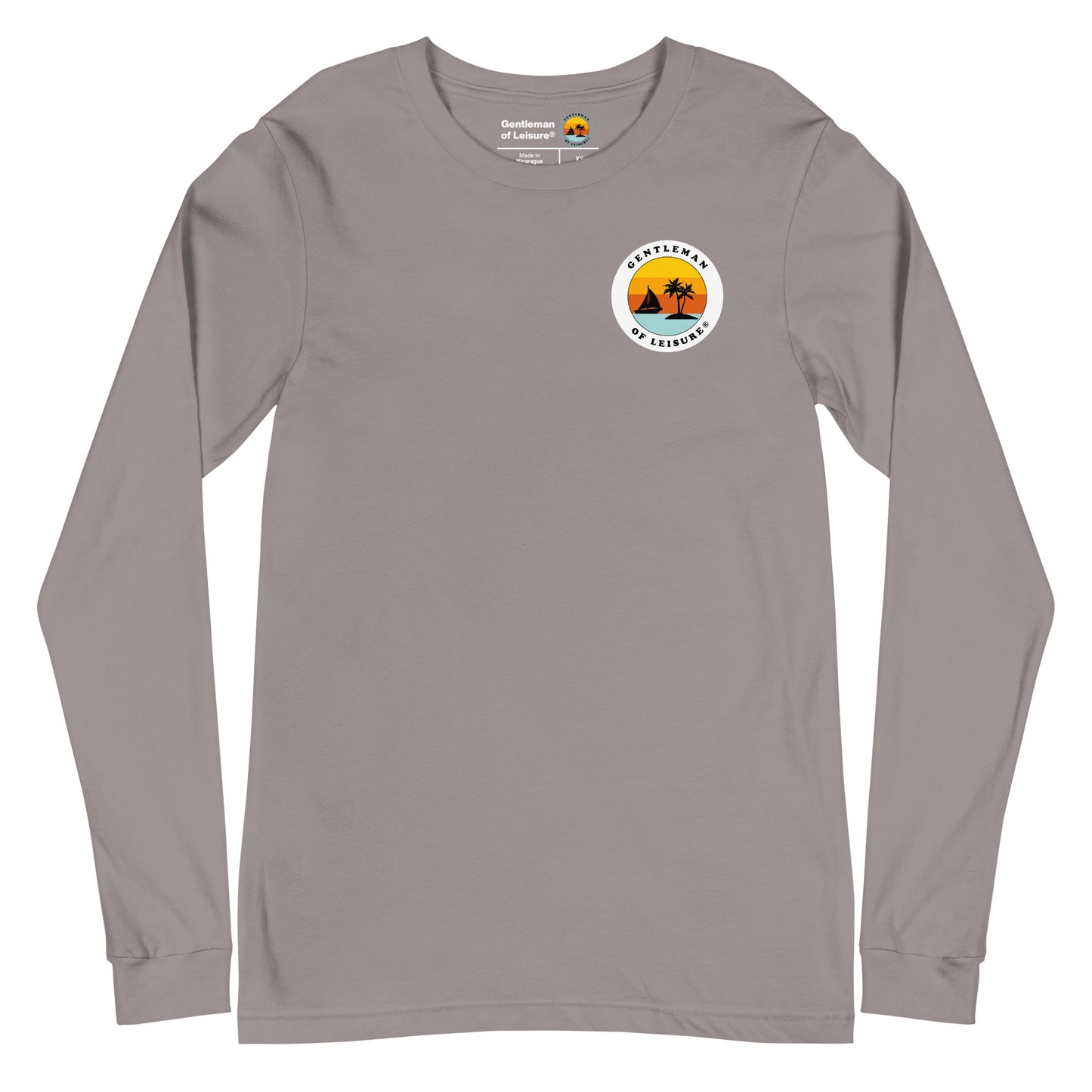 Gentleman of Leisure - Premium (white logo) - Long Sleeve Tee