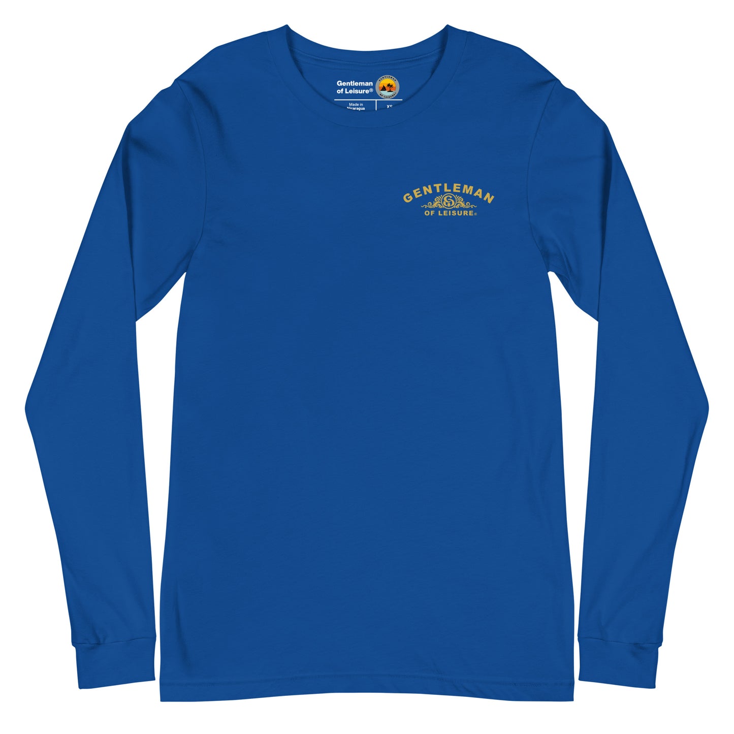 Gentleman of Leisure - Premium (gold crest) - Long Sleeve Tee