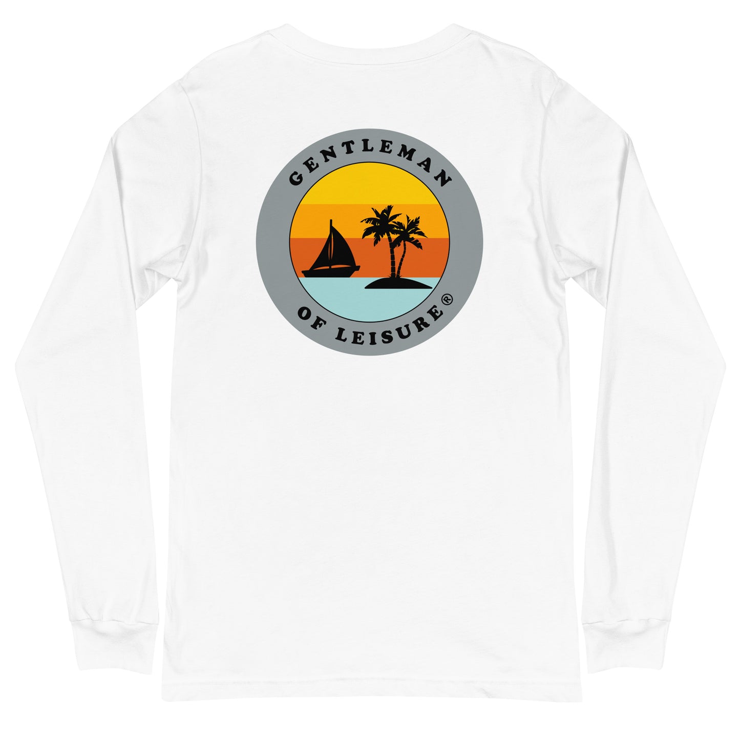 Gentleman of Leisure - Premium (gray logo) - Long Sleeve Tee