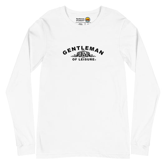 Gentleman of Leisure - Premium (black crest) - Long Sleeve Tee