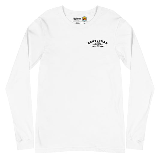 Gentleman of Leisure - Premium (black crest) - Long Sleeve Tee