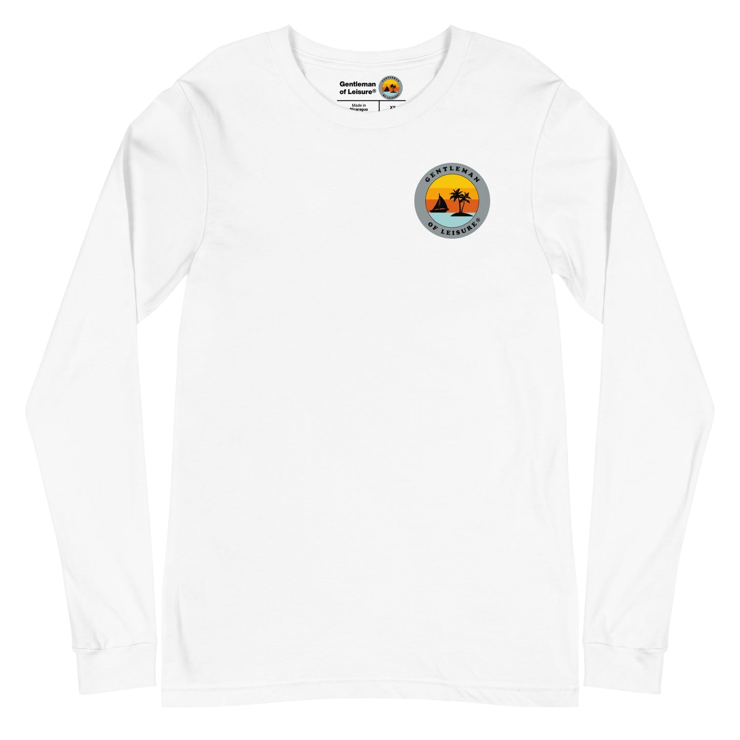 Gentleman of Leisure - Premium (gray logo) - Long Sleeve Tee