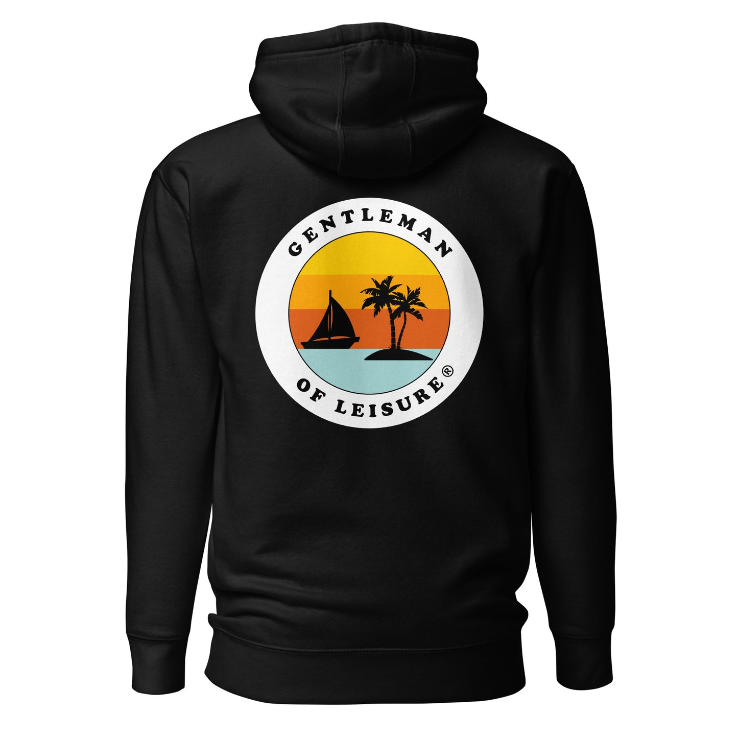 Gentleman of Leisure - Unisex Hoodie - (white logo)