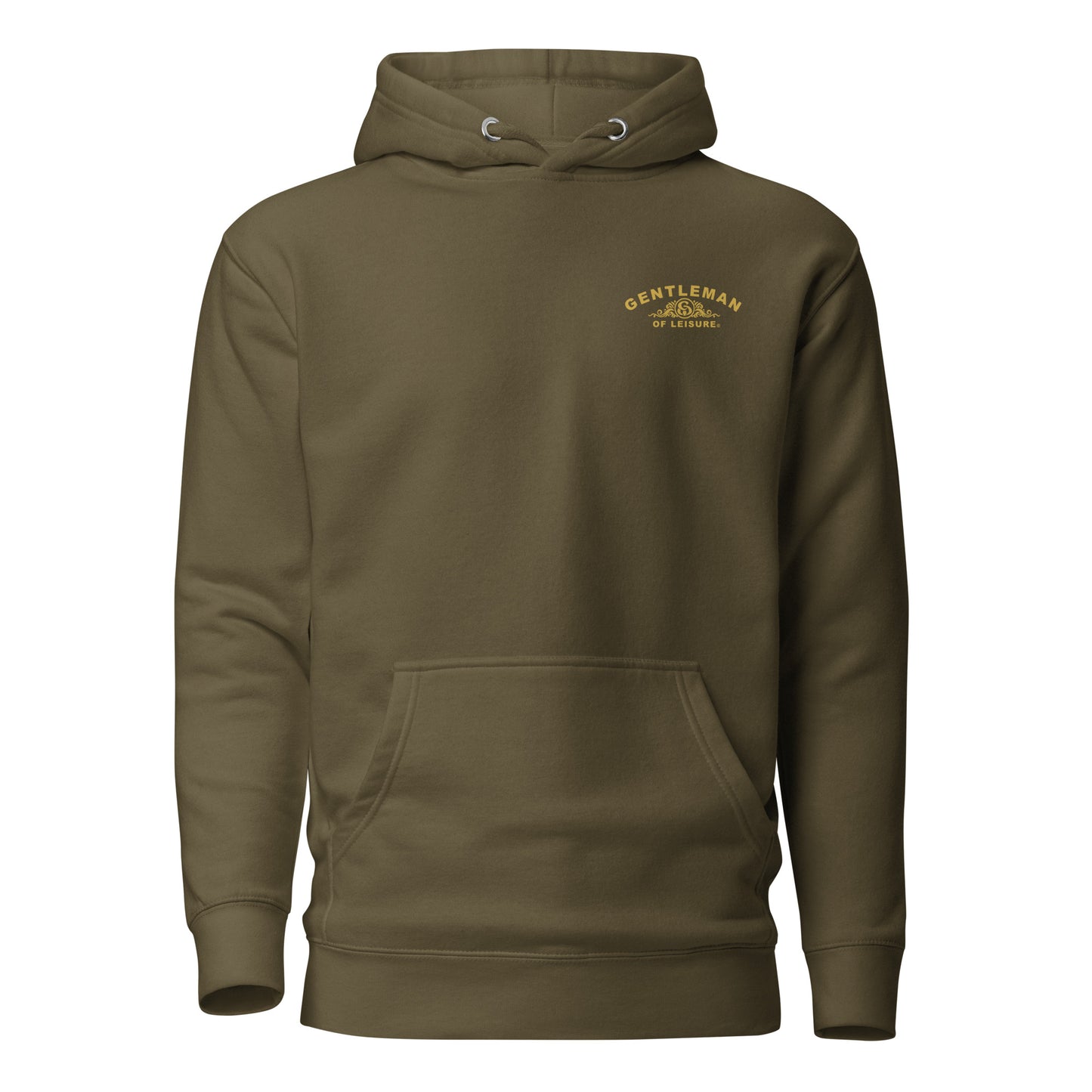 Gentleman of Leisure - Unisex Hoodie - (gold crest)