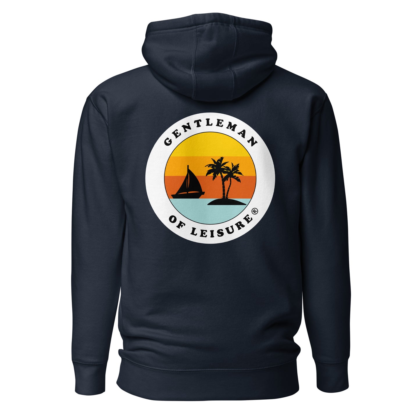 Gentleman of Leisure - Unisex Hoodie - (white logo)