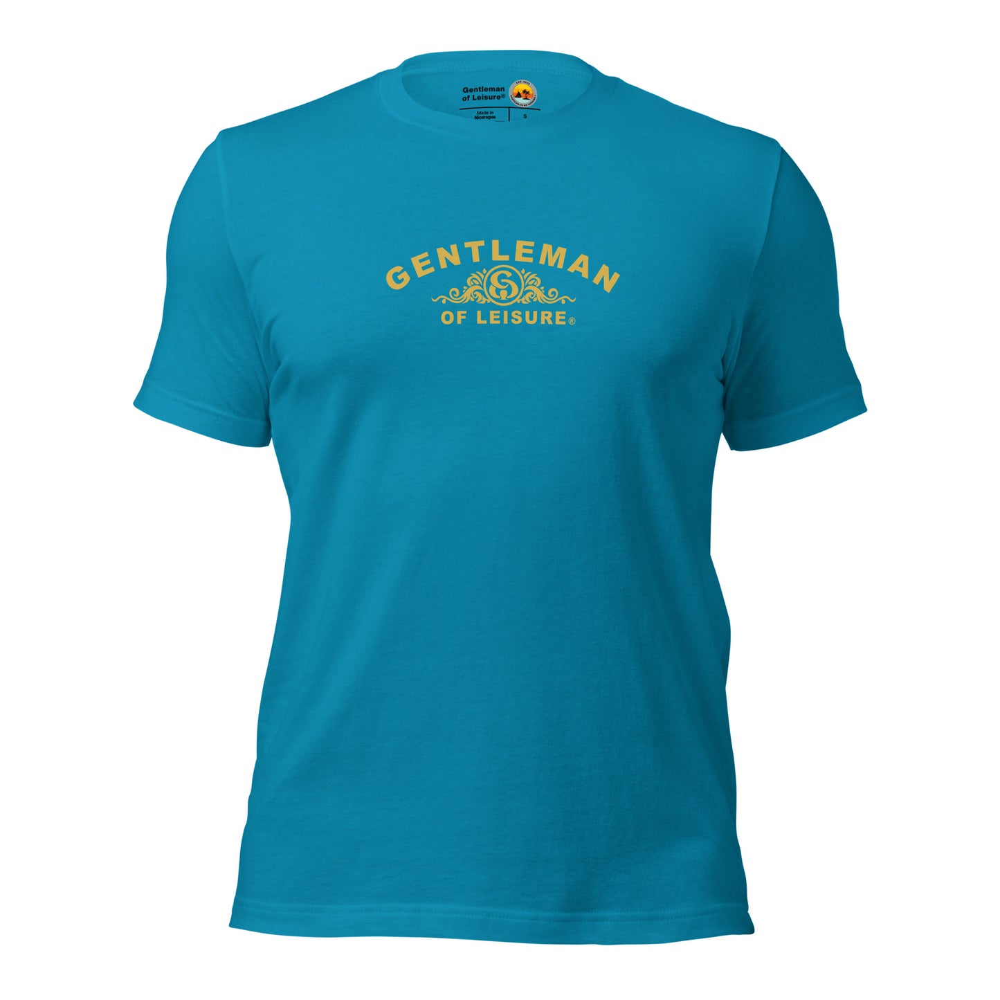 Gentleman of Leisure - Premium T Shirt - (gold crest)