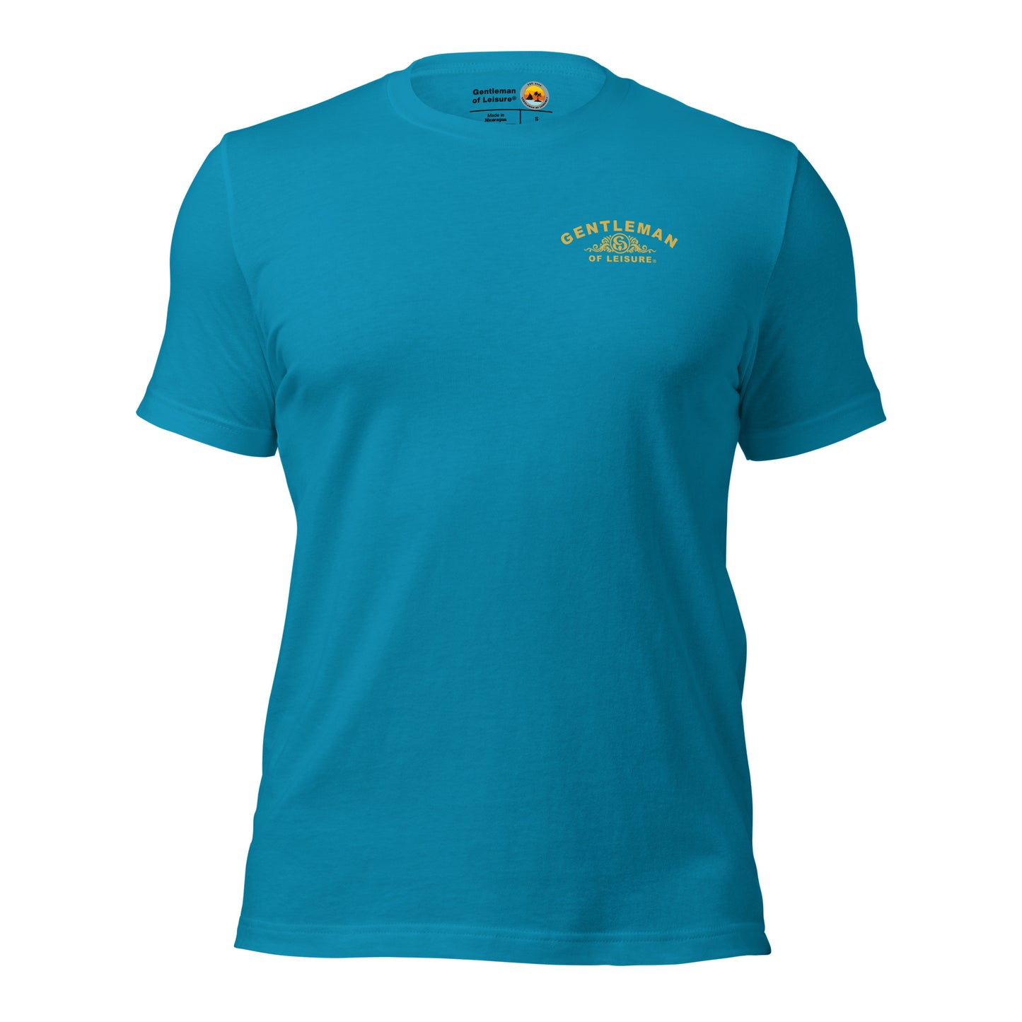 Gentleman of Leisure - Premium T Shirt - (gold crest)