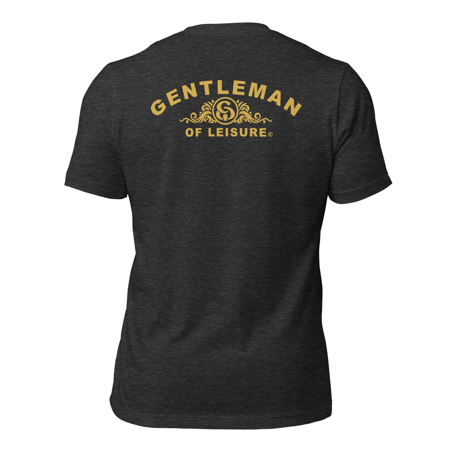 Gentleman of Leisure - Premium T Shirt - (gold crest)