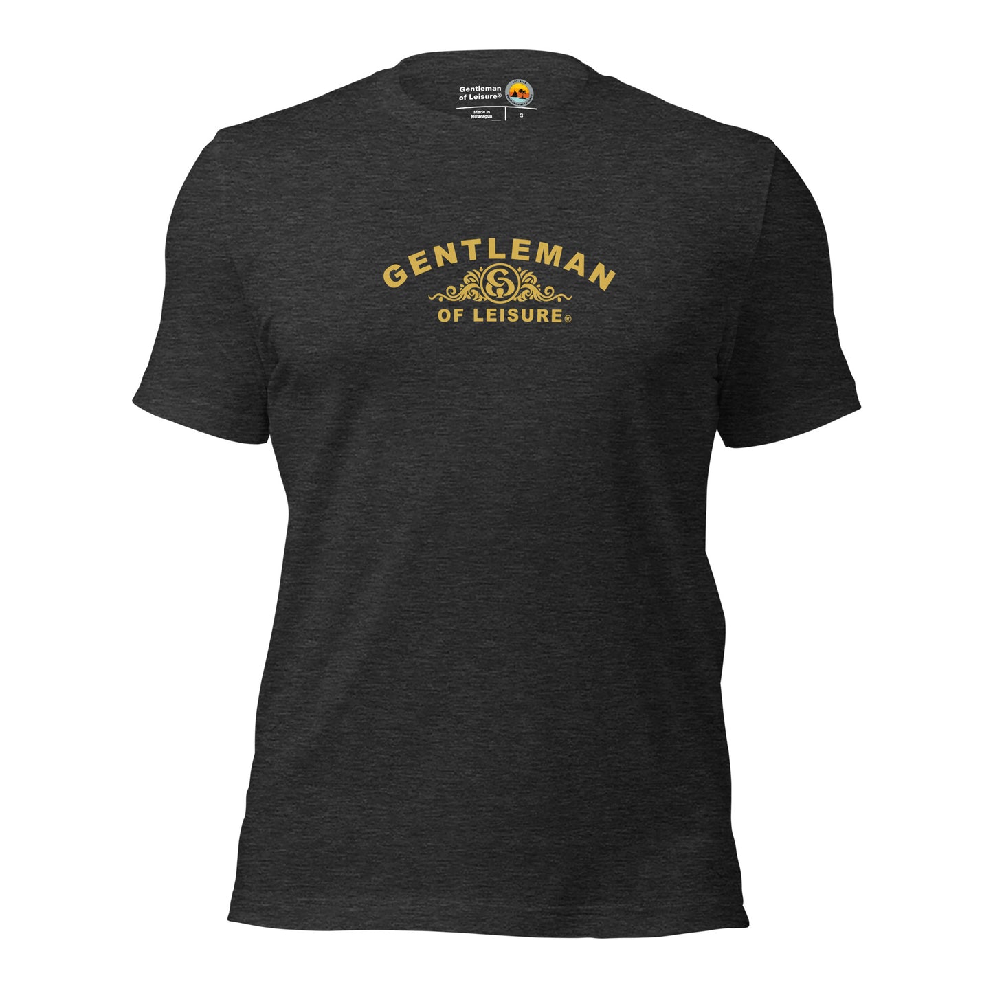 Gentleman of Leisure - Premium T Shirt - (gold crest)