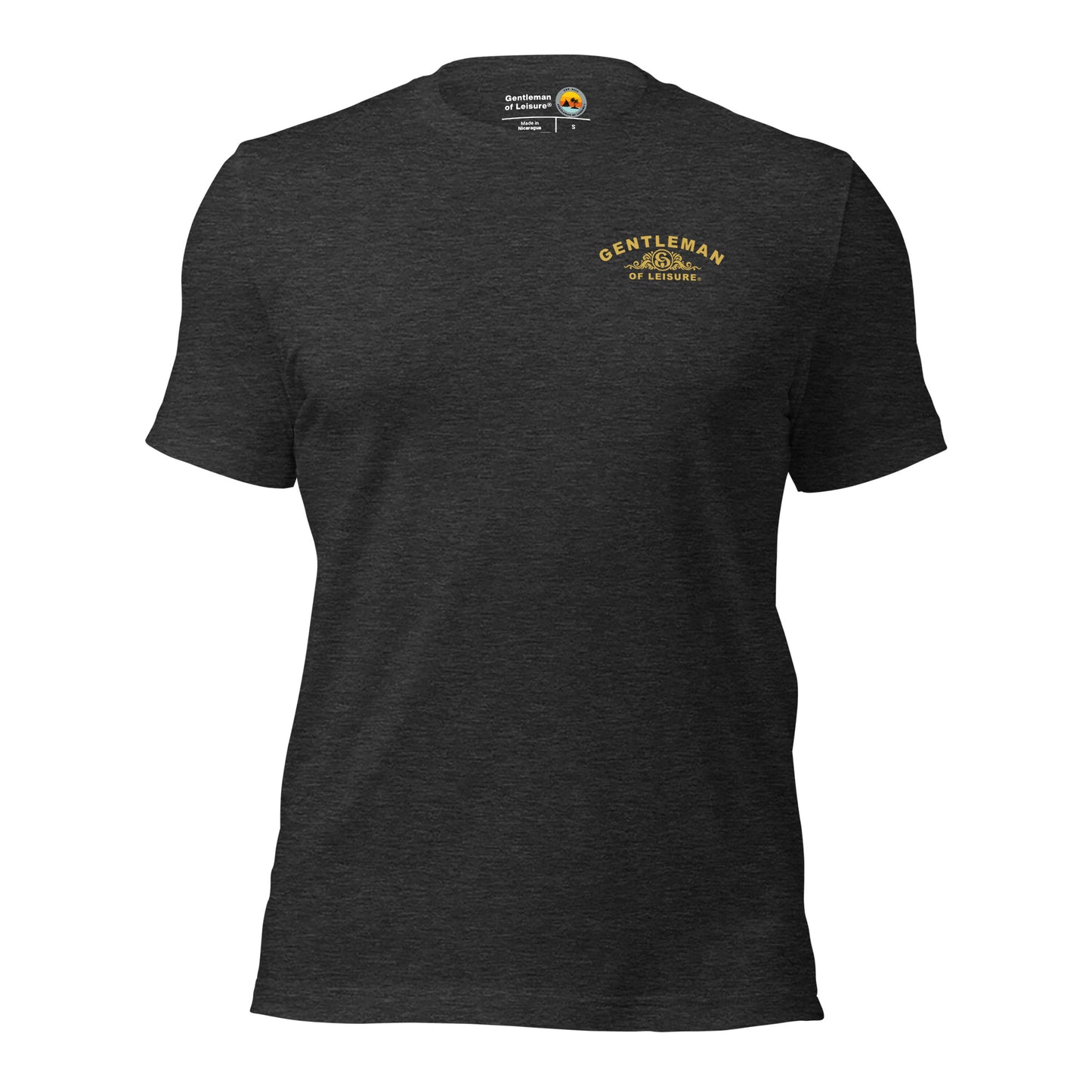 Gentleman of Leisure - Premium T Shirt - (gold crest)