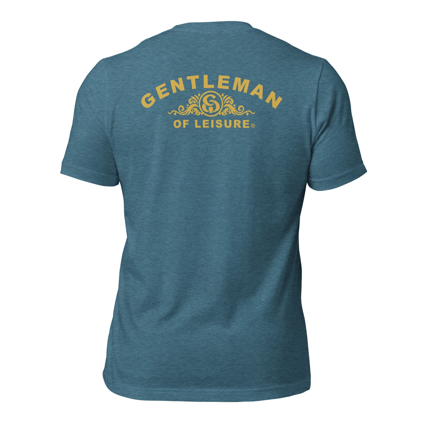 Gentleman of Leisure - Premium T Shirt - (gold crest)