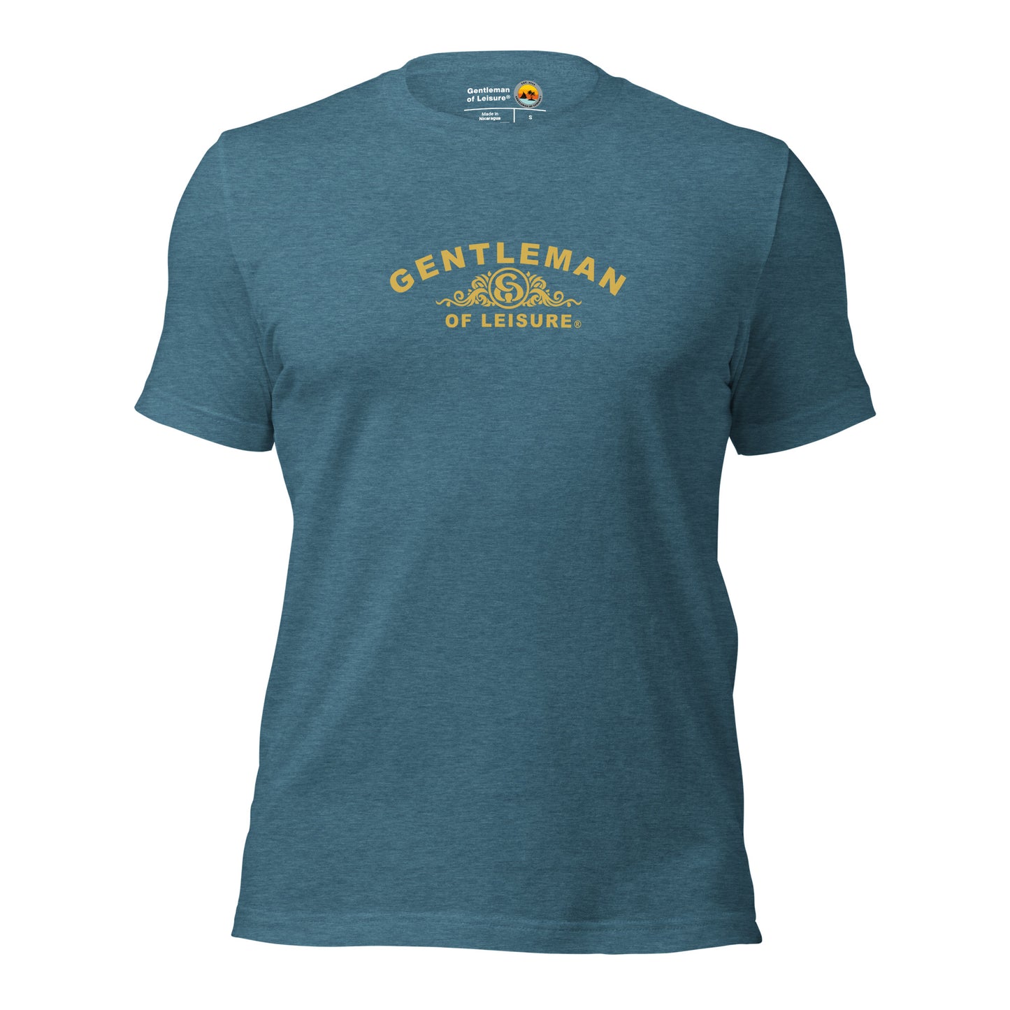 Gentleman of Leisure - Premium T Shirt - (gold crest)
