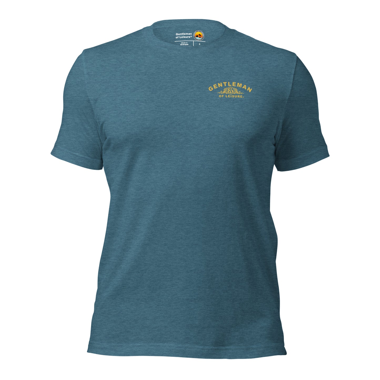 Gentleman of Leisure - Premium T Shirt - (gold crest)