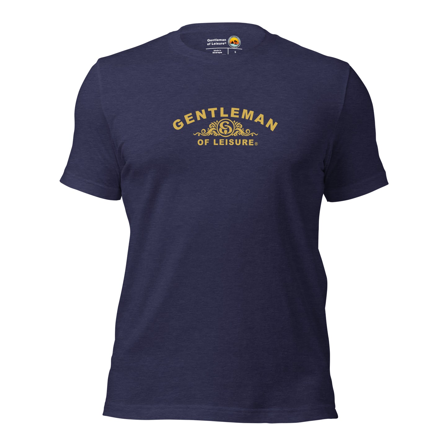 Gentleman of Leisure - Premium T Shirt - (gold crest)
